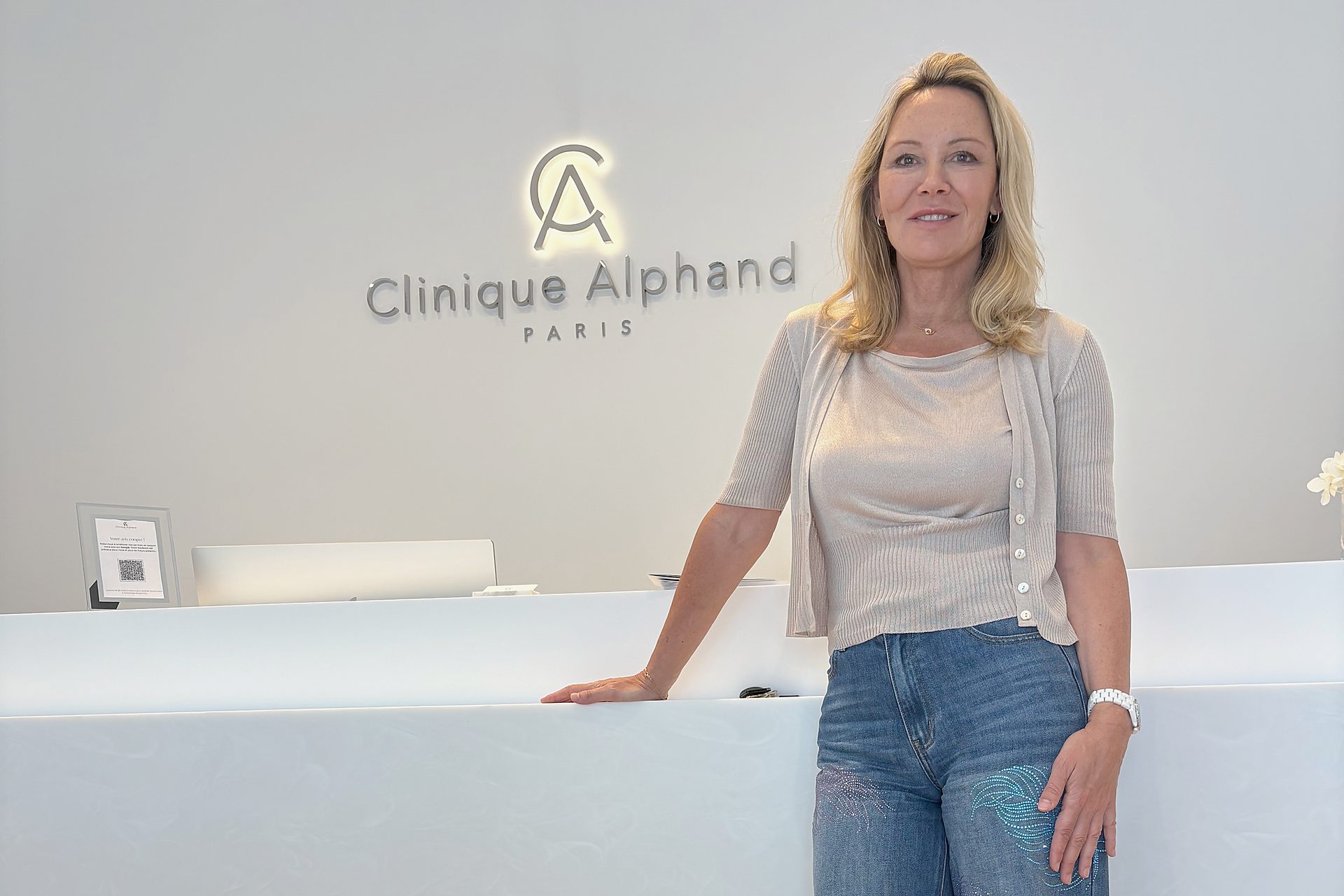 Dr Sophie Martella Favre à la Clinique Alphand